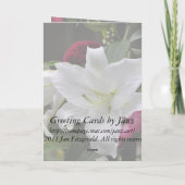 Happy 55th Anniversary Card von Janz Karte (Rückseite)