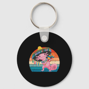 Happy 5 De Mayo Axolotl Sombrero Cinco De Mayo Gir Schlüsselanhänger