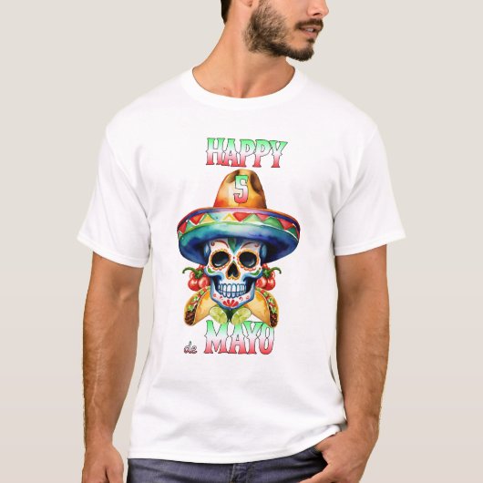 Happy 5 de Mayo T-Shirt (Vorderseite)