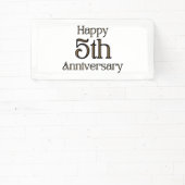 Happy 5. Jubiläum 2x1 Vinyl Banner (InSitu)