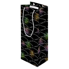 Happy 5. Jubiläum Feuerwerke Weinbeutel Geschenktüte Für Weinflaschen