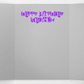 Happy 5th Birthday Card, #5 Dreifach Gefaltete Karte (Innenseite Mitte)