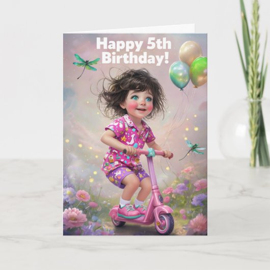 Happy 5th Birthday Card Karte (Vorderseite)