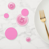 Happy 5th Birthday Girl Konfetti (Gruppe)