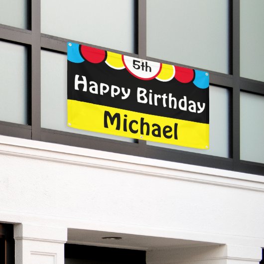 Happy 5th Birthday Michael Banner (Äußeres Gebäude)