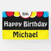 Happy 5th Birthday Michael Banner (Horizontal)