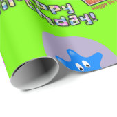 Happy 5th Birthday Wrapping Paper Balloons #5 Geschenkpapier (Rolleneckpunkt)