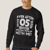 Happy 5th Wedding Anniversary for Husband Sweatshirt (Vorderseite)