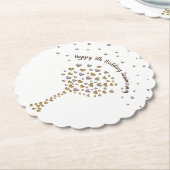 Happy 5th Wood Wedding Anniversary Untersetzer (angewinkelt)