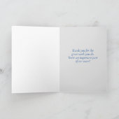 Happy 5th Workiversary Juniper Tree Branch Karte (Innenseite)