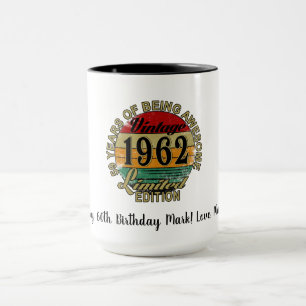Happy 60. Geburtstag Tasse