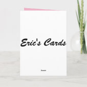 Happy 60. Geburtstagskarte Mama Karte (Rückseite)