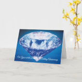 Happy 60 th Wedding Anniversary Card Diamond Karte (Gelbe Blume)