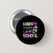 Happy 67 Days Of School 67th Day Smarter Six Seven Button (Vorne & Hinten)