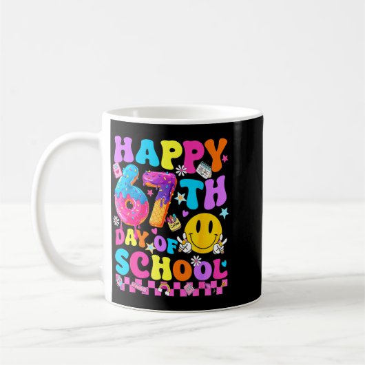 Happy 67 Days Of School 67th Day Smarter Six Seven Kaffeetasse (Links)