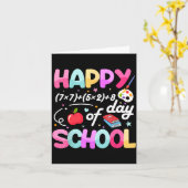 Happy 67 Days Of School 67th Day Smarter Six Seven Karte (Gelbe Blume)