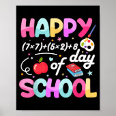 Happy 67 Days Of School 67th Day Smarter Six Seven Poster (Vorne)