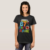 Happy 67 Days of School 67th Day Smarter Six Seven T-Shirt (Vorne ganz)