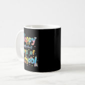Happy 67 Days Of School Math Equation Teacher Six  Kaffeetasse (Vorderseite Links)