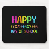 Happy 67 Days Of School Math Teacher Students Six Mousepad (Vorne)