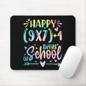 Happy 67 Days Of School Math Teacher Students Six Mousepad (Mit Mouse)