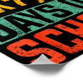 Happy 67 Days Of School Math Teacher Students Six  Poster (Ecke)