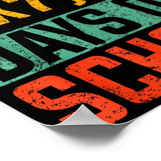 Happy 67 Days Of School Math Teacher Students Six  Poster (Ecke)