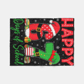 Happy 67 Days Of School Six Seven 67 Christmas San Fleecedecke (Vorderseite (Horizontal))