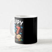 Happy 67 Days Of School Six Seven Meme Boy Girl Te Kaffeetasse (Vorderseite Links)