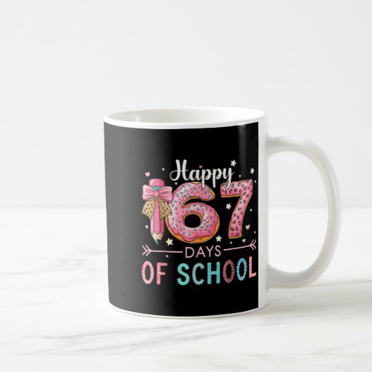 Happy 67 Days Of School Six Seven Meme Boy Girl Te Kaffeetasse (Rechts)