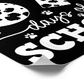 Happy 67 Days School Cute Dog 67 Days Smarter Stud Poster (Ecke)