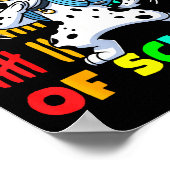 Happy 67 Days School Cute Dog 67 Days Smarter Stud Poster (Ecke)