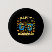 Happy 67 Hanukkah Funny Holiday Meme Design  Button (Vorderseite)