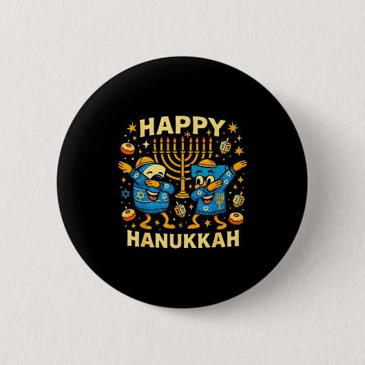 Happy 67 Hanukkah Funny Holiday Meme Design  Button (Vorderseite)