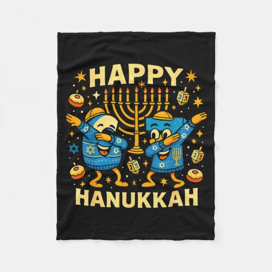 Happy 67 Hanukkah Funny Holiday Meme Design  Fleecedecke (Vorderseite)
