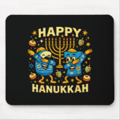 Happy 67 Hanukkah Funny Holiday Meme Design Mousepad (Vorne)