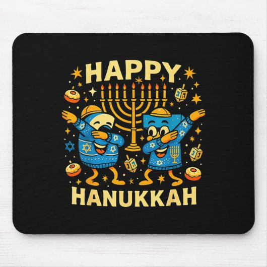 Happy 67 Hanukkah Funny Holiday Meme Design Mousepad (Vorne)