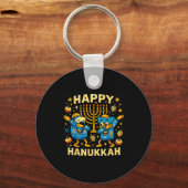 Happy 67 Hanukkah Funny Holiday Meme Design Schlüsselanhänger (Vorderseite)