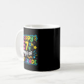 Happy 67th Day Of 1st Grade School Meme 67 Kids Te Kaffeetasse (Vorderseite Links)