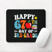 Happy 67th Day Of 3rd Grade Teachers 67 Days Of Sc Mousepad (Mit Mouse)