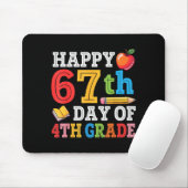 Happy 67th Day Of 4th Grade Teacher Student 67 Day Mousepad (Mit Mouse)