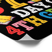 Happy 67th Day Of 4th Grade Teacher Student 67 Day Poster (Ecke)