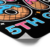 Happy 67th Day Of 5th Grade Ice Cream Drip 67 Days Poster (Ecke)