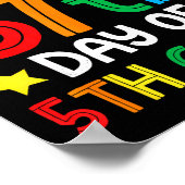 Happy 67th Day Of 5th Grade Teacher Student Six Se Poster (Ecke)