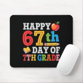 Happy 67th Day Of 7th Grade Teacher Student 67 Day Mousepad (Mit Mouse)
