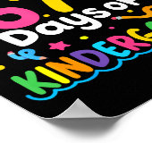 Happy 67th Day Of Kindergarten School Meme 67 Kids Poster (Ecke)