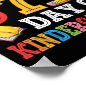 Happy 67th Day Of Kindergarten Teacher Student 67  Poster (Ecke)