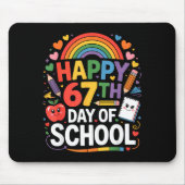Happy 67th Day Of School Meme 67 Days Of School Ra Mousepad (Vorne)