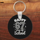 Happy 67th Day Of School Students Teacher Kids 100 Schlüsselanhänger (Vorderseite)