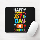Happy 67th Day Of School Teacher Kids Six Seven 6  Mousepad (Mit Mouse)